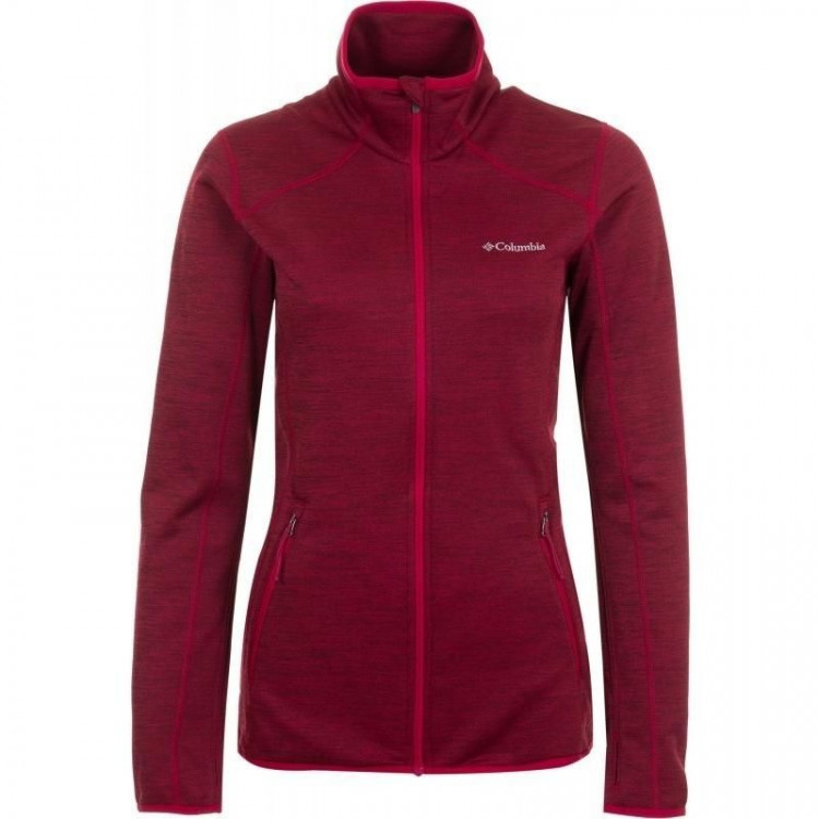 Толстовка женская Columbia Sapphire Trail Fleece Jacke красная 1679922-623 изображение 1