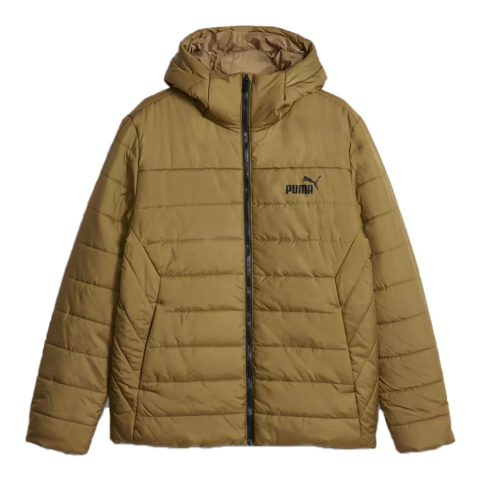 Куртка чоловіча Puma ESS Hooded Padded Jacket хакі 84893893 — фото 1