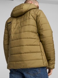 Куртка чоловіча Puma ESS Hooded Padded Jacket хакі 84893893 изображение 4