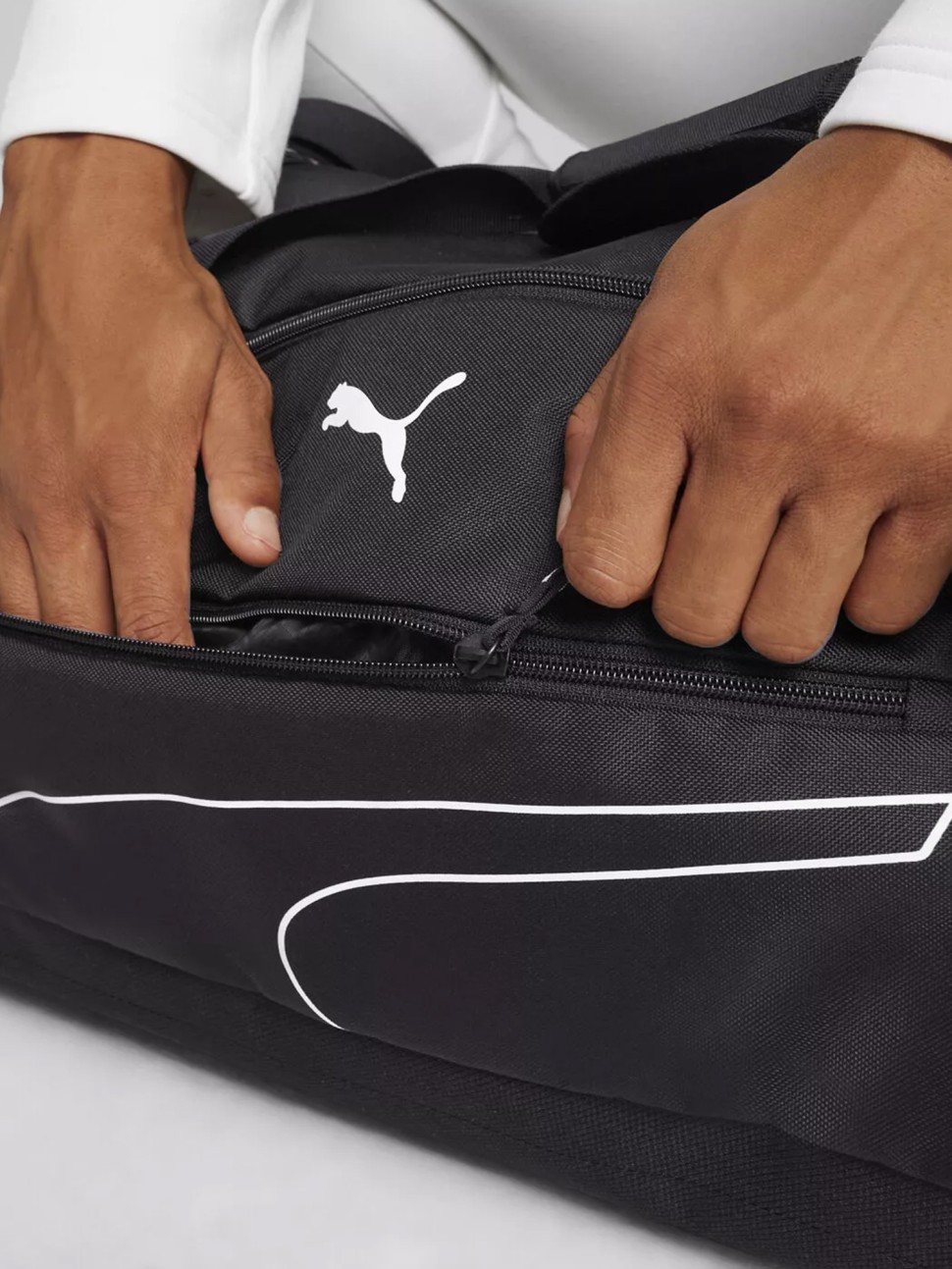 Сумка Puma Fundamentals Sports Bag M чорна 09033301 — фото 5