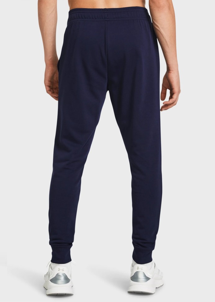 Брюки мужские Under Armour UA Rival Terry Jogger синие 1380843-410 изображение 3