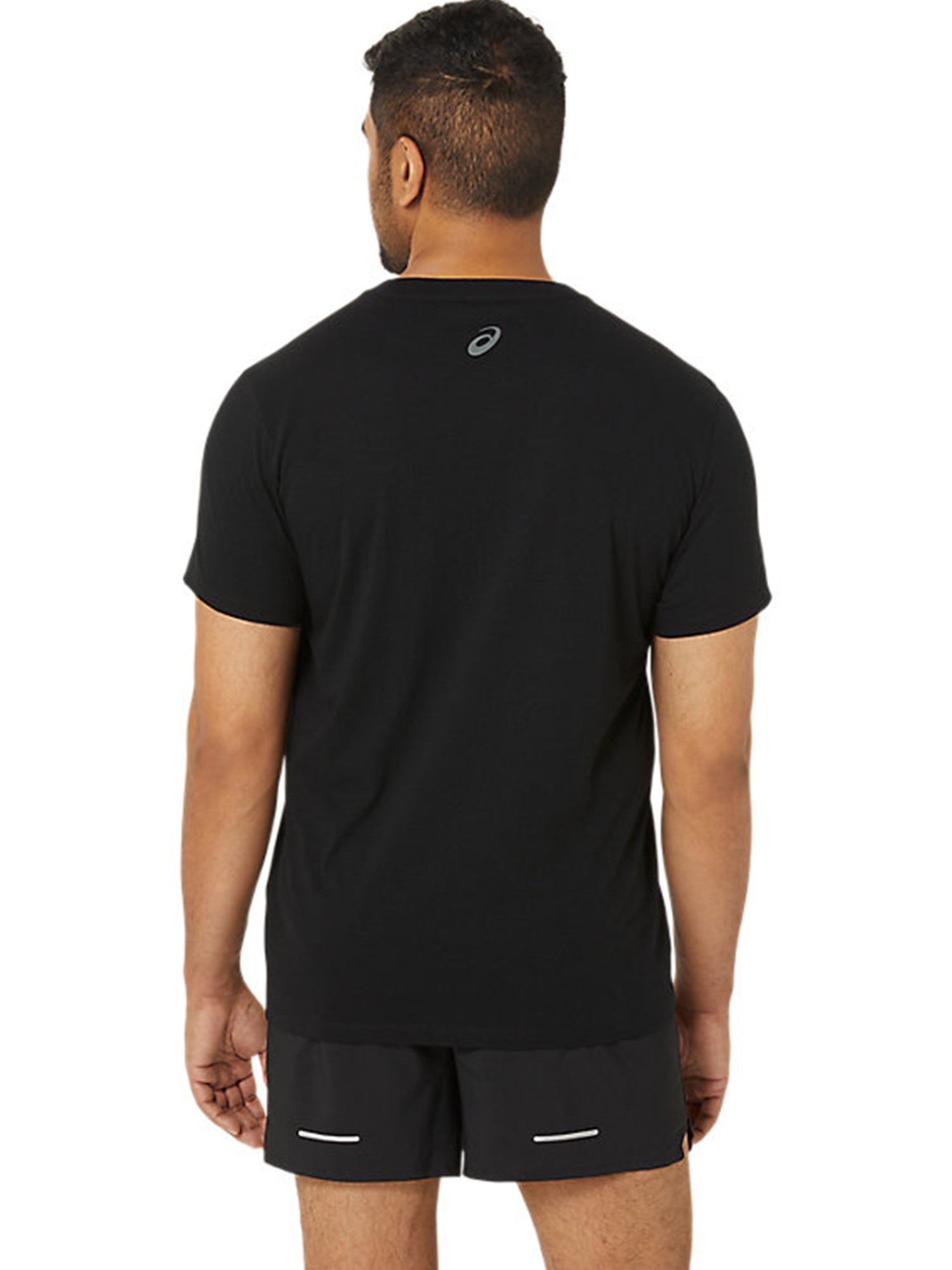 Футболка чоловіча Asics ASICS CHEST LOGO SS TEE чорна 2031E659-001 изображение 3