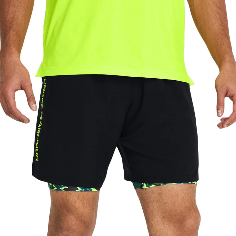 Шорти чоловічі Under Armour UA Woven Wdmk Shorts чорні 1383356-002 — фото 1