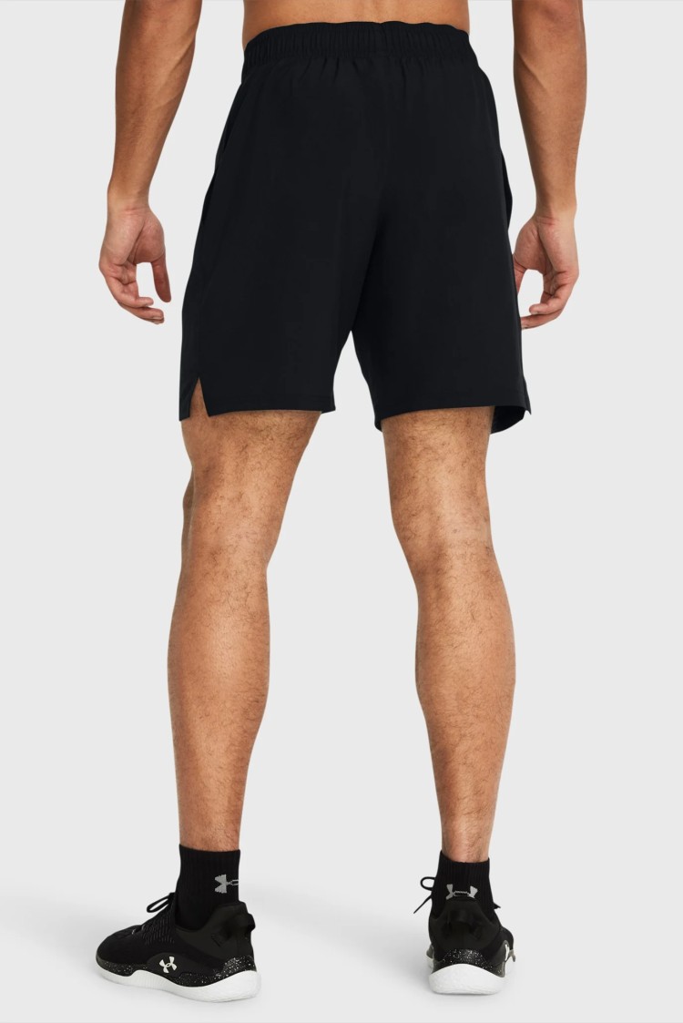 Шорты мужские Under Armour UA Woven Wdmk Shorts черные 1383356-002 изображение 3