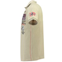 Футболка мужская Geographical Norway бежевая SR119H-125 изображение 3