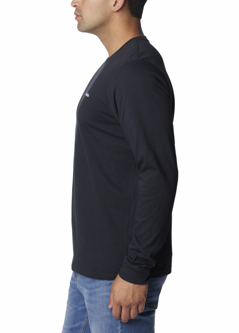 Лонгслів чоловічий Columbia EXPLORERS CANYON™ LONG SLEEVE T-SHIRT чорний 2054551-012 — фото 6