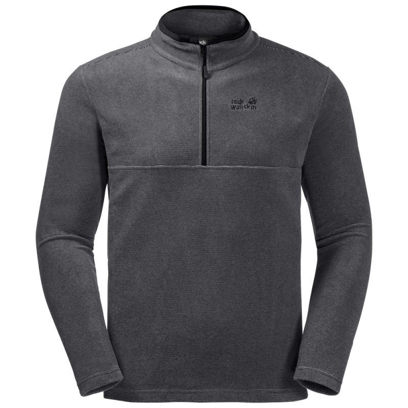 Толстовка мужская Jack Wolfskin серая 1701483-7372 изображение 1