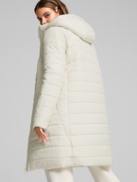 Куртка женская Puma ESS Hooded Padded Coat молочная 84894280 изображение 3