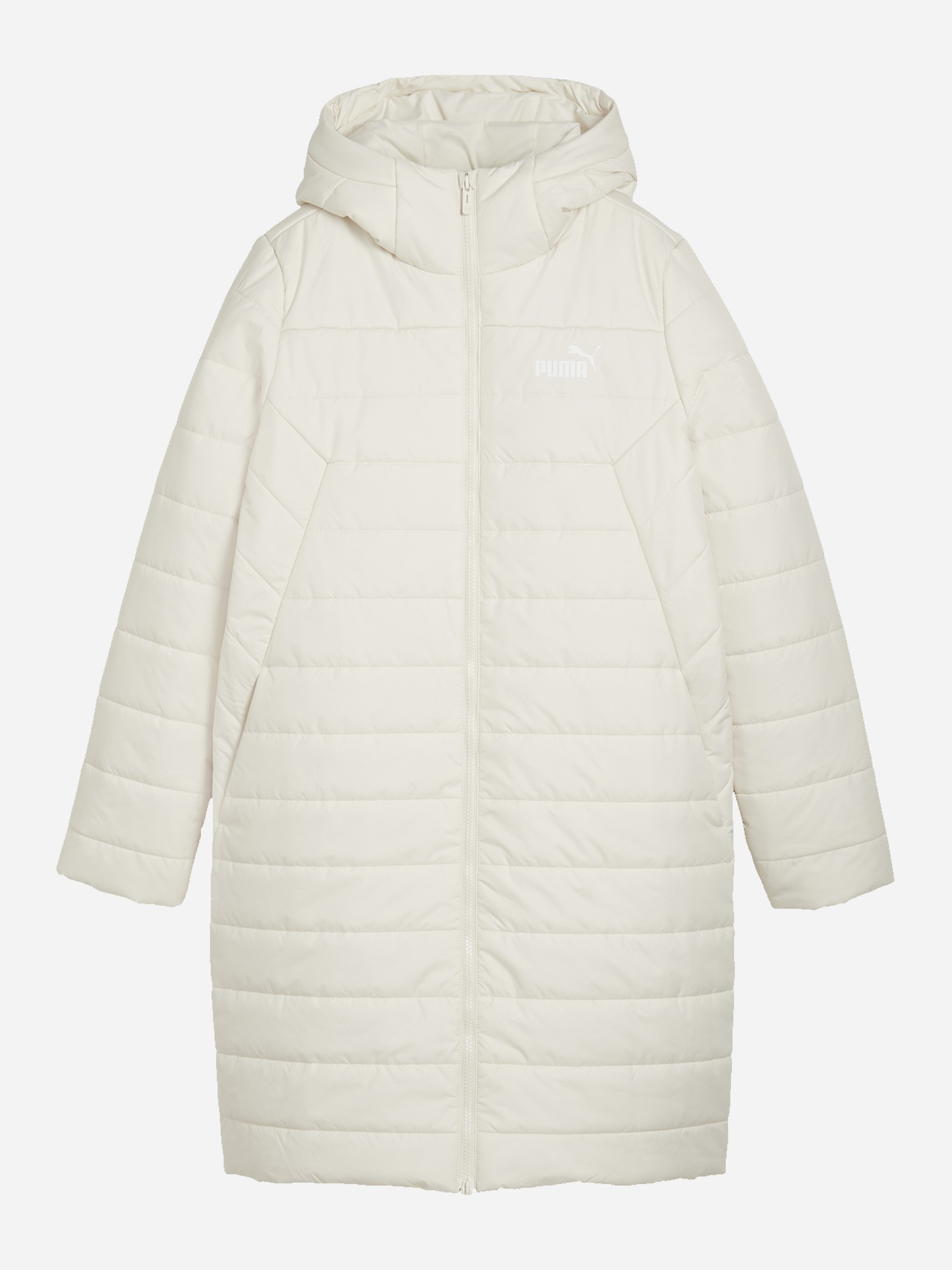 Куртка жіноча Puma ESS Hooded Padded Coat молочна 84894280 изображение 7