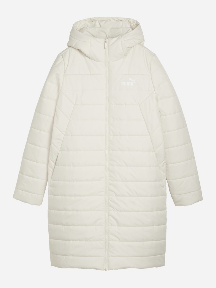 Куртка женская Puma ESS Hooded Padded Coat молочная 84894280 изображение 7