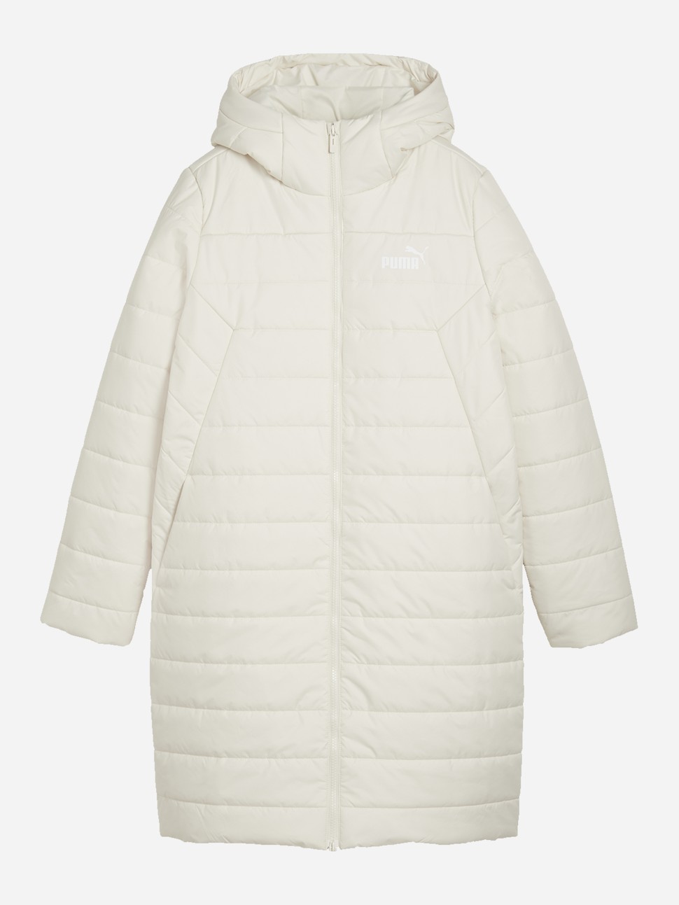 Куртка жіноча Puma ESS Hooded Padded Coat молочна 84894280 — фото 7