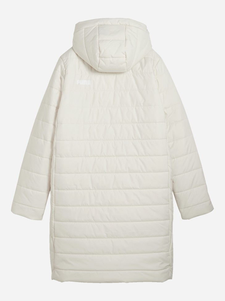 Куртка женская Puma ESS Hooded Padded Coat молочная 84894280 изображение 8