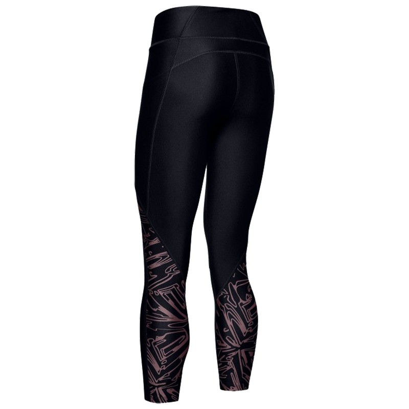 Леггинсы женские Under Armour Speedpocket Run Crop черные 1351707-003 — фото 2