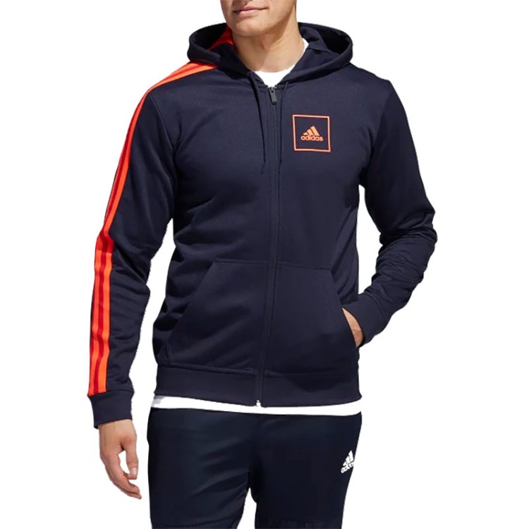 Толстовка мужская Adidas синяя FI4664 изображение 2