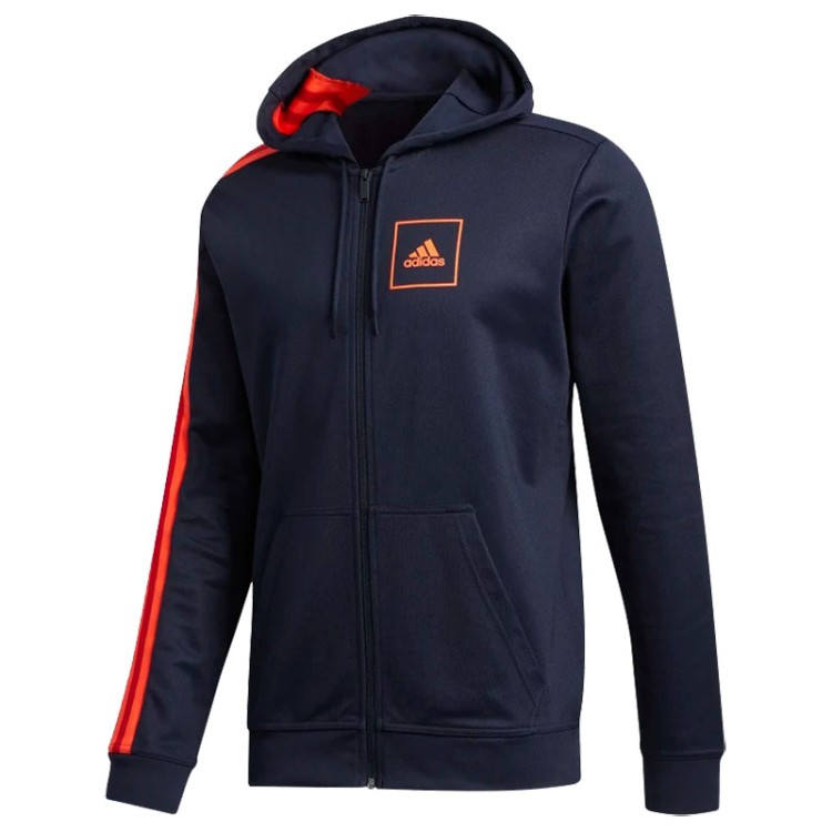 Толстовка мужская Adidas синяя FI4664 изображение 1