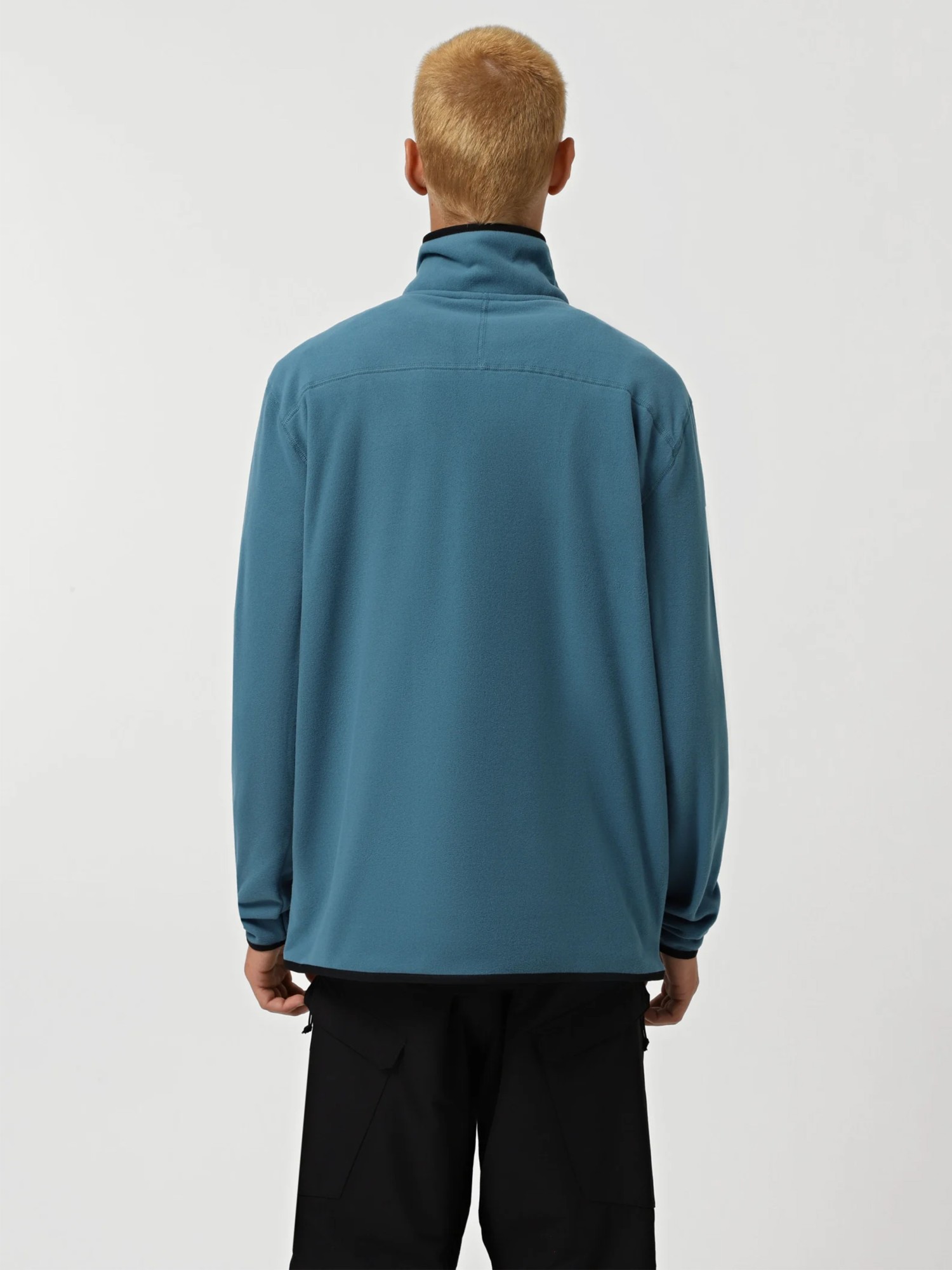 Толстовка мужская The North GLACIER ? ZIP - EMBROIDERED LOGO синяя NF0A83I3Q311 изображение 3