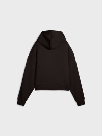 Толстовка жіноча Puma HER Crop Full-Zip Hoodie чорна 68505601 изображение 7