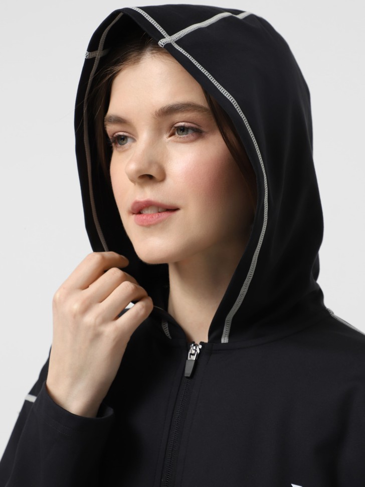 Толстовка женская Radder Geneva черная 922503-010 изображение 5