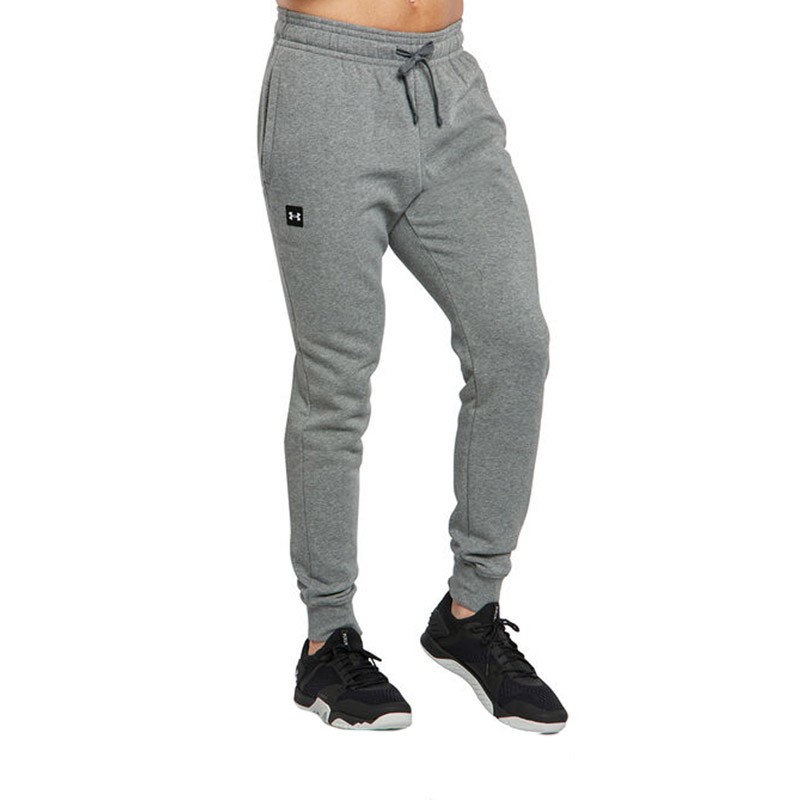 Штани чоловічі Under Armour Rival Fleece Jogger сірі 1357128-012 изображение 3