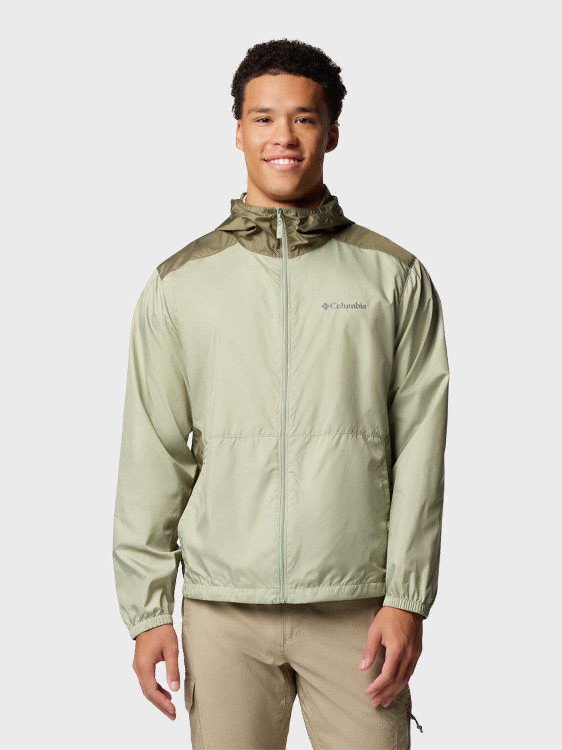 Ветровка мужская Columbia Flashback™ II Windbreaker хаки 2117041-348 изображение 2