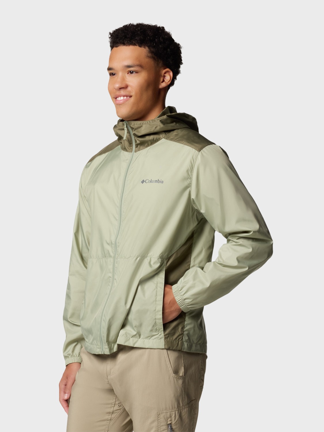 Ветровка мужская Columbia Flashback™ II Windbreaker хаки 2117041-348 изображение 3
