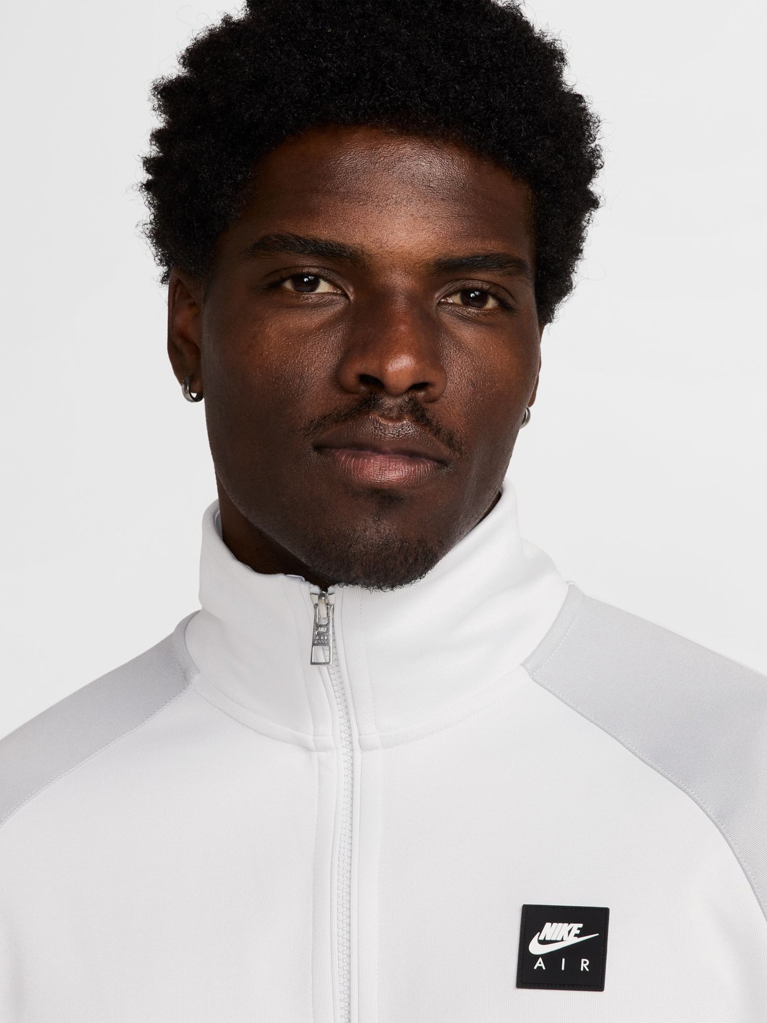 Толстовка мужская Nike M NIKE AIR PK FZ JKT белая HJ0632-009 изображение 4