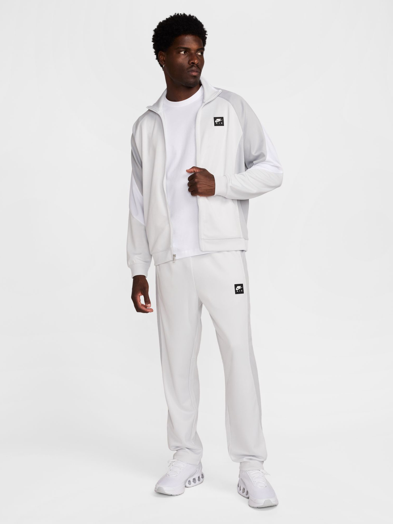 Толстовка мужская Nike M NIKE AIR PK FZ JKT белая HJ0632-009 изображение 7