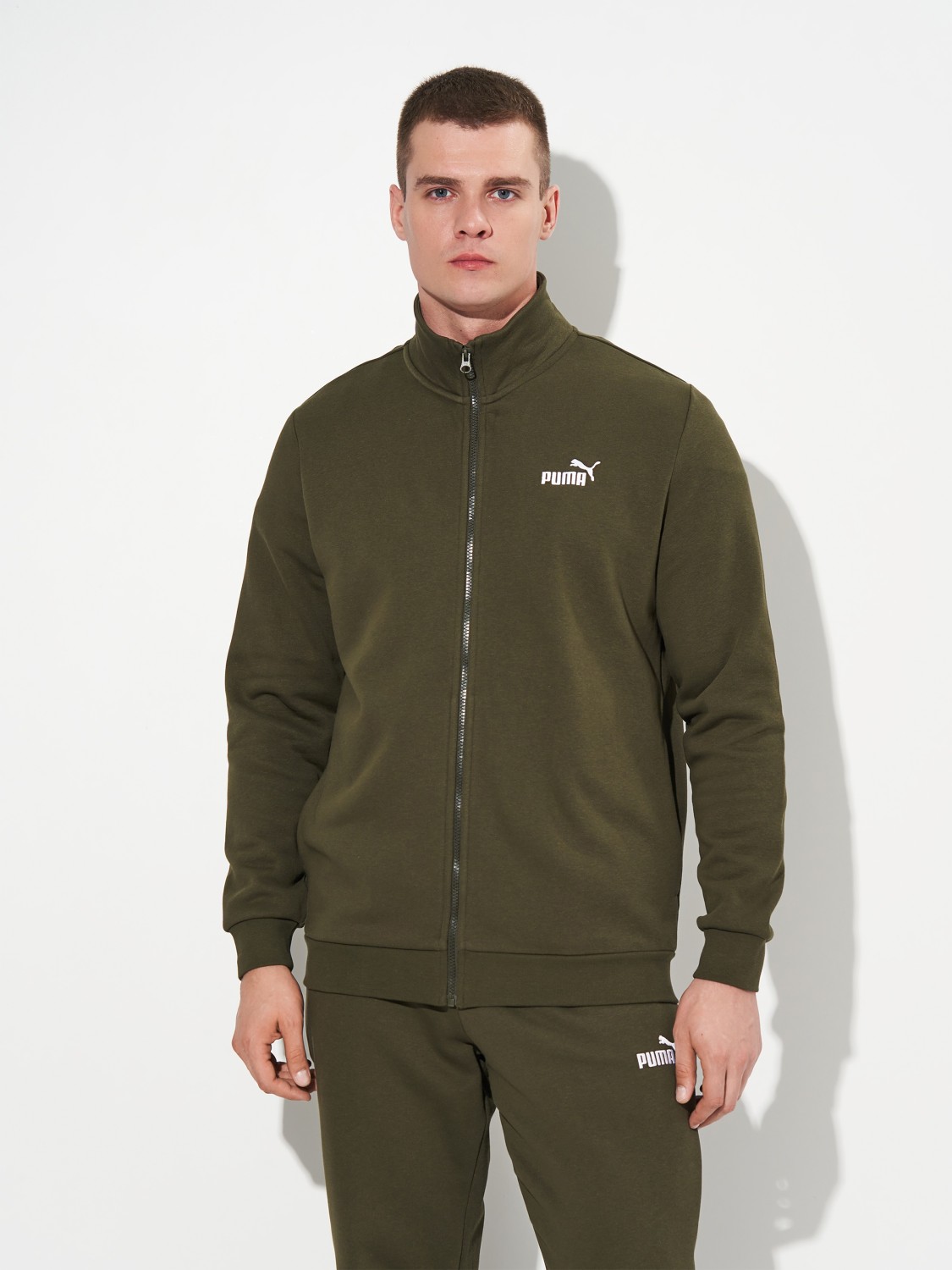 Костюм чоловічий Puma ESS Sweat Suit FL хакі 68817570 изображение 5