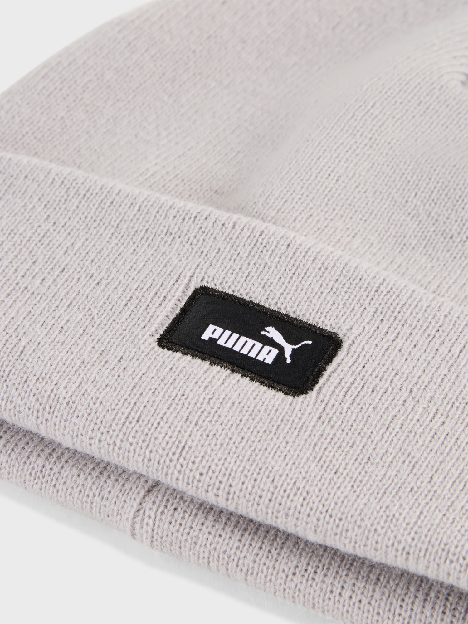 Шапка  Puma ESS Mid Crown Beanie серая 02640005 изображение 4