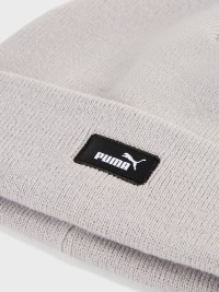 Шапка  Puma ESS Mid Crown Beanie серая 02640005 изображение 4