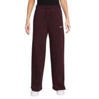 Брюки женские Nike W NSW PHNX FLC HR PANT WIDE 2 бордовые IH1011-652 изображение 1