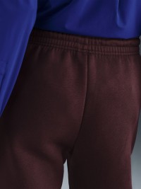 Брюки женские Nike W NSW PHNX FLC HR PANT WIDE 2 бордовые IH1011-652 изображение 8