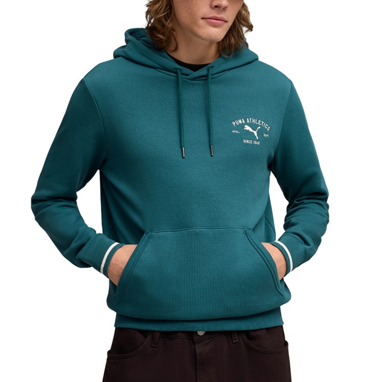 Толстовка мужская Puma CLASS Graphic Hoodie TR зеленая 69222841
