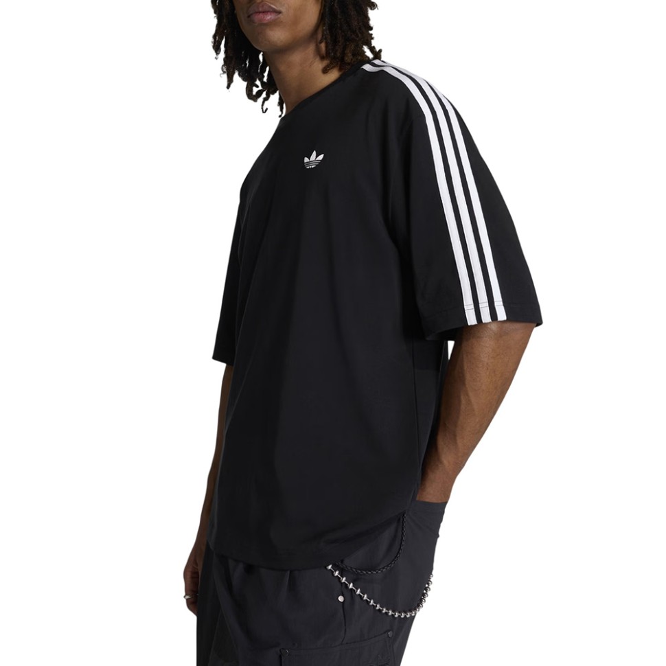 Футболка чоловіча Adidas 3S TEE чорна KD4095 — фото 1