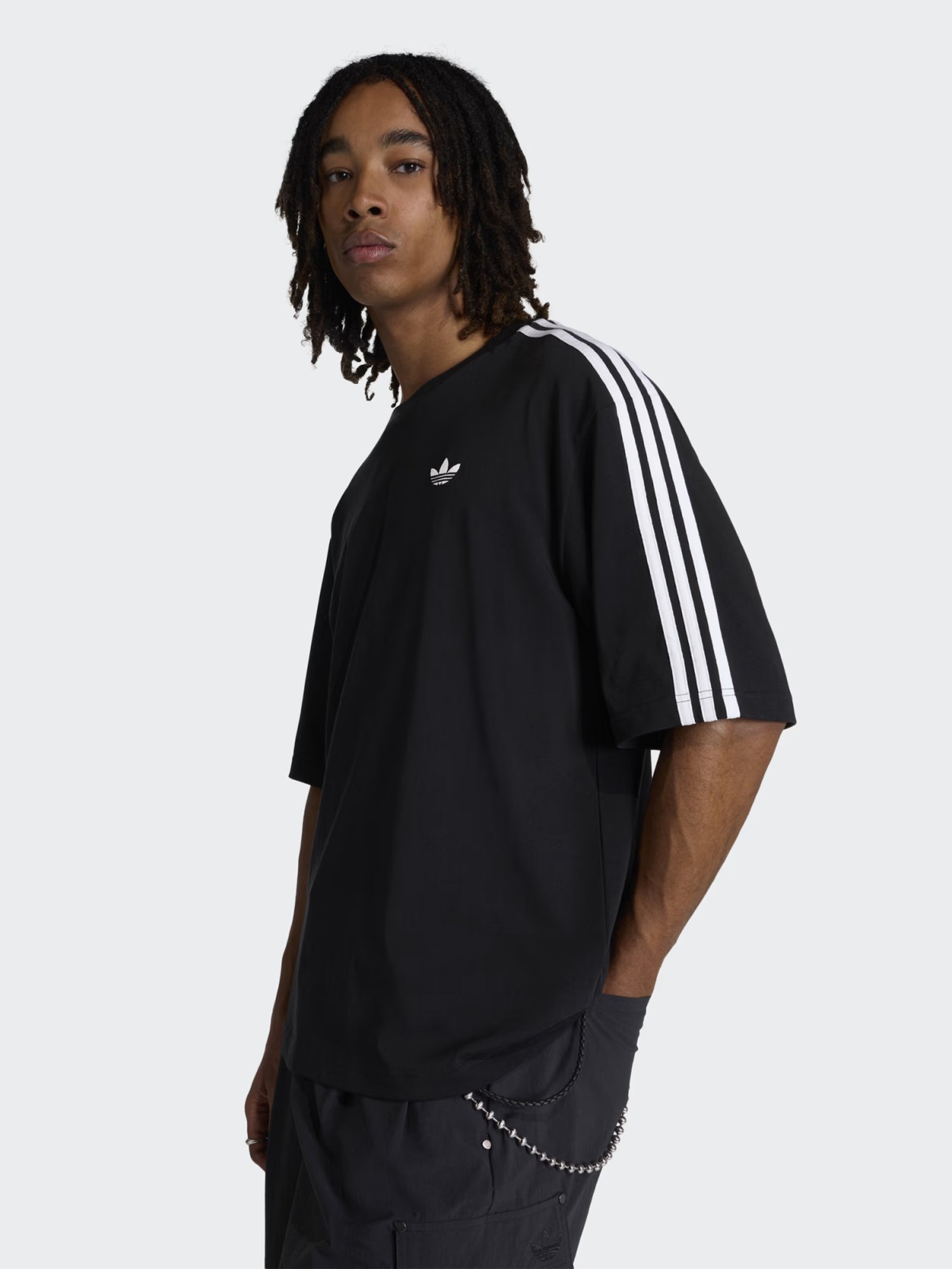 Футболка мужская Adidas 3S TEE черная KD4095 изображение 2
