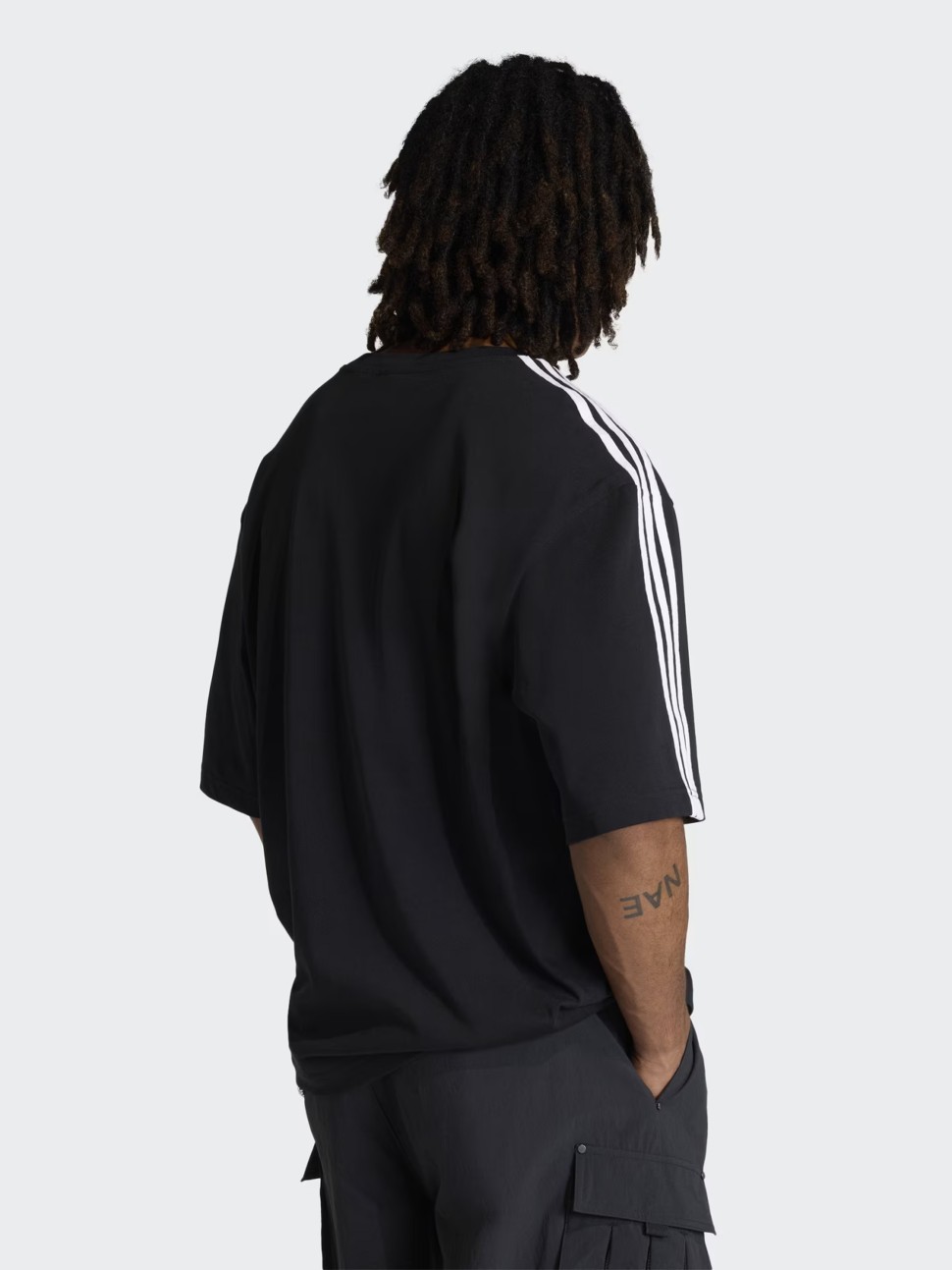 Футболка чоловіча Adidas 3S TEE чорна KD4095 — фото 3