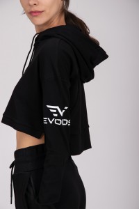Толстовка жіноча Evoids Mizar чорна 662103-010  изображение 3