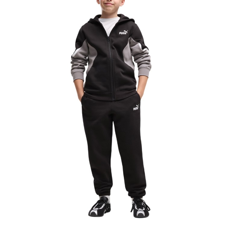Костюм дитячий Puma ESS BLOCK Full-Zip Sweat Suit B чорний 69521901 изображение 1