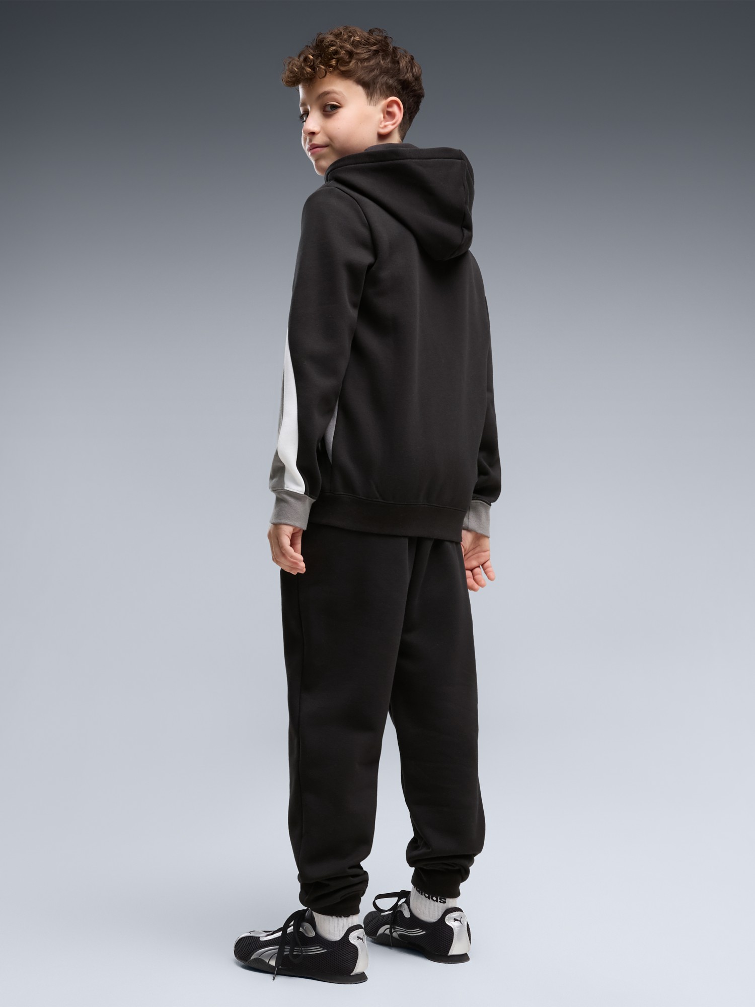 Костюм дитячий Puma ESS BLOCK Full-Zip Sweat Suit B чорний 69521901 изображение 3