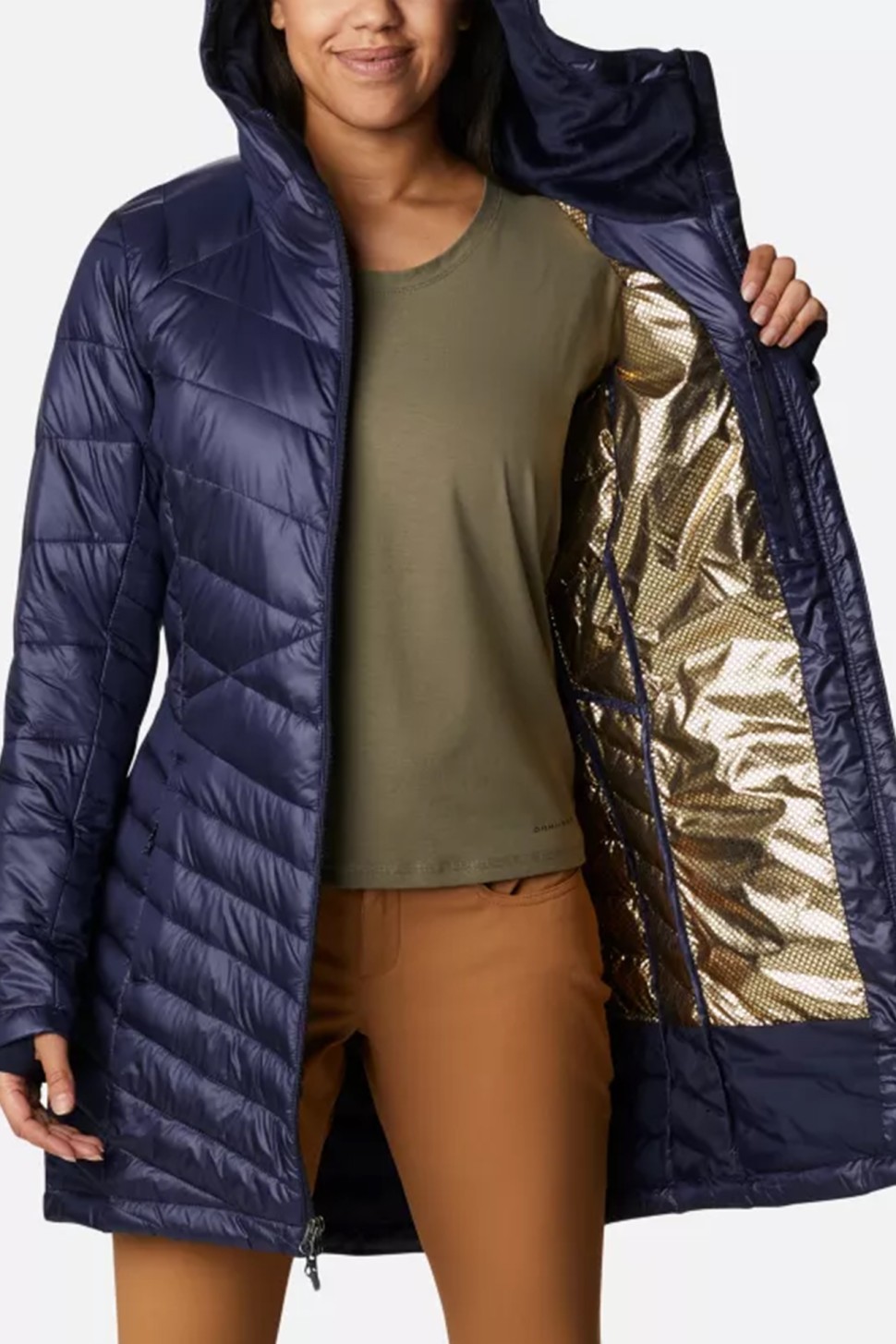 Куртка жіноча Columbia  Joy Peak™ Mid Jacket  синя 1982661-472 — фото 2