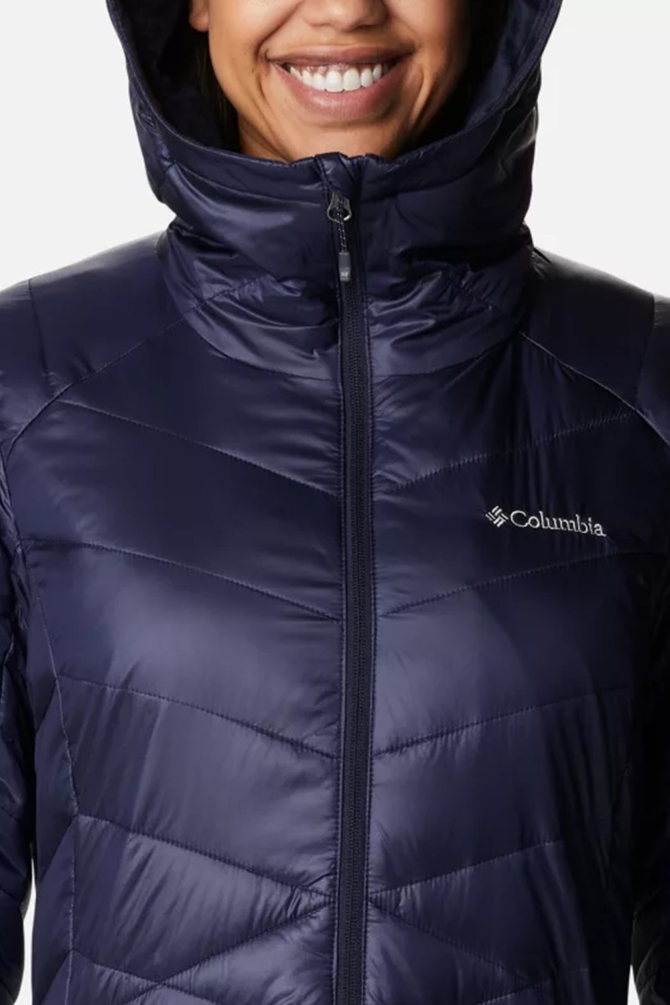 Куртка жіноча Columbia  Joy Peak™ Mid Jacket  синя 1982661-472 — фото 4