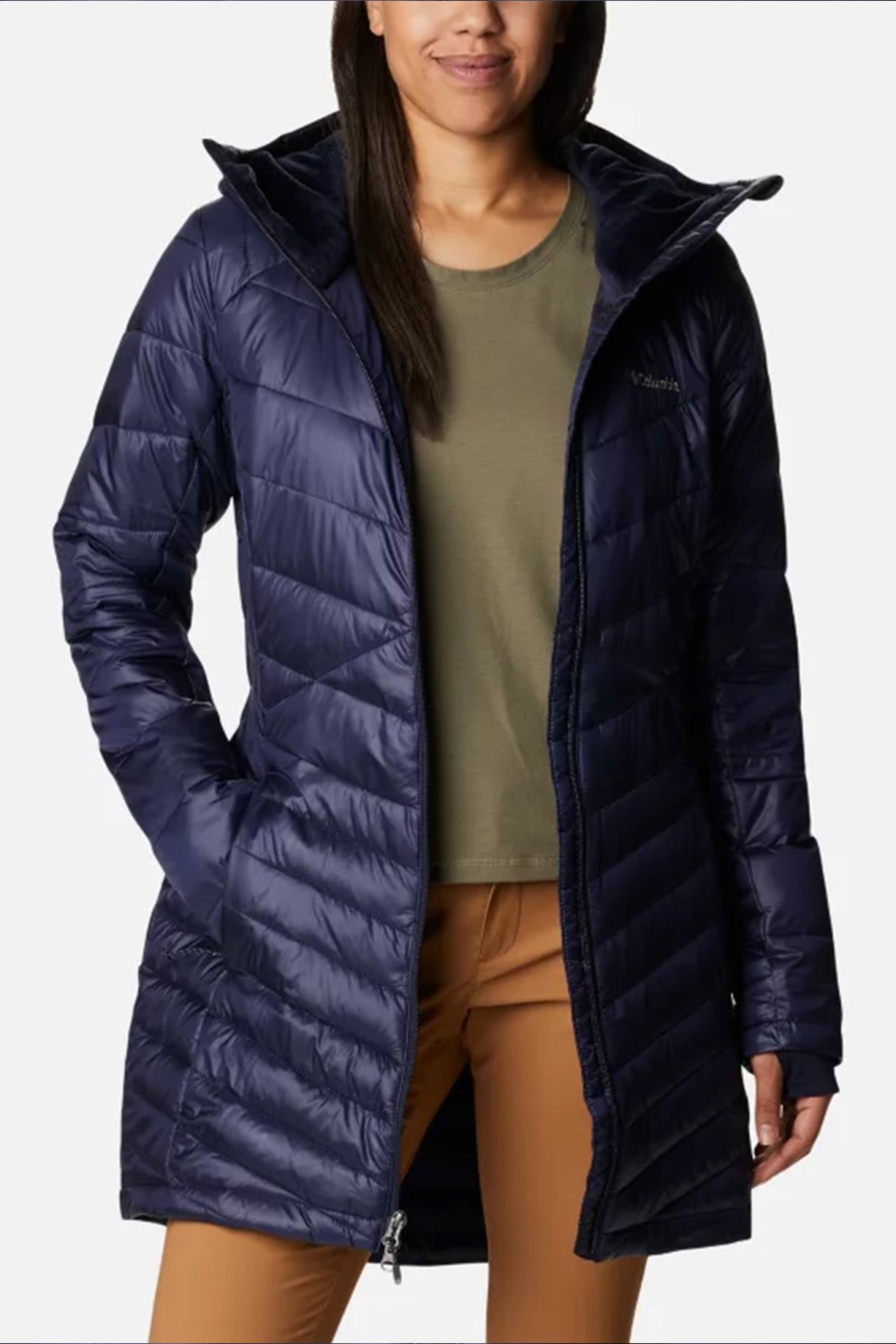 Куртка жіноча Columbia  Joy Peak™ Mid Jacket  синя 1982661-472 — фото 6