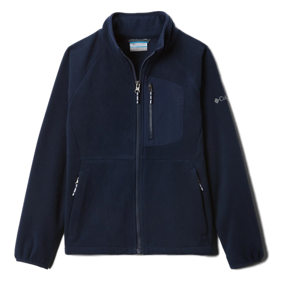 Толстовка для хлопчиків Columbia  FAST TREK™III FLEECE FULL ZIP  темно-синя 1887851-465 изображение 2