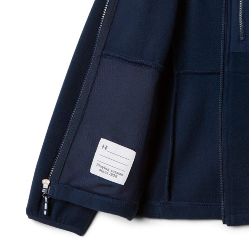 Толстовка для хлопчиків Columbia FAST TREK™III FLEECE FULL ZIP темно-синя 1887851-465 — фото 4