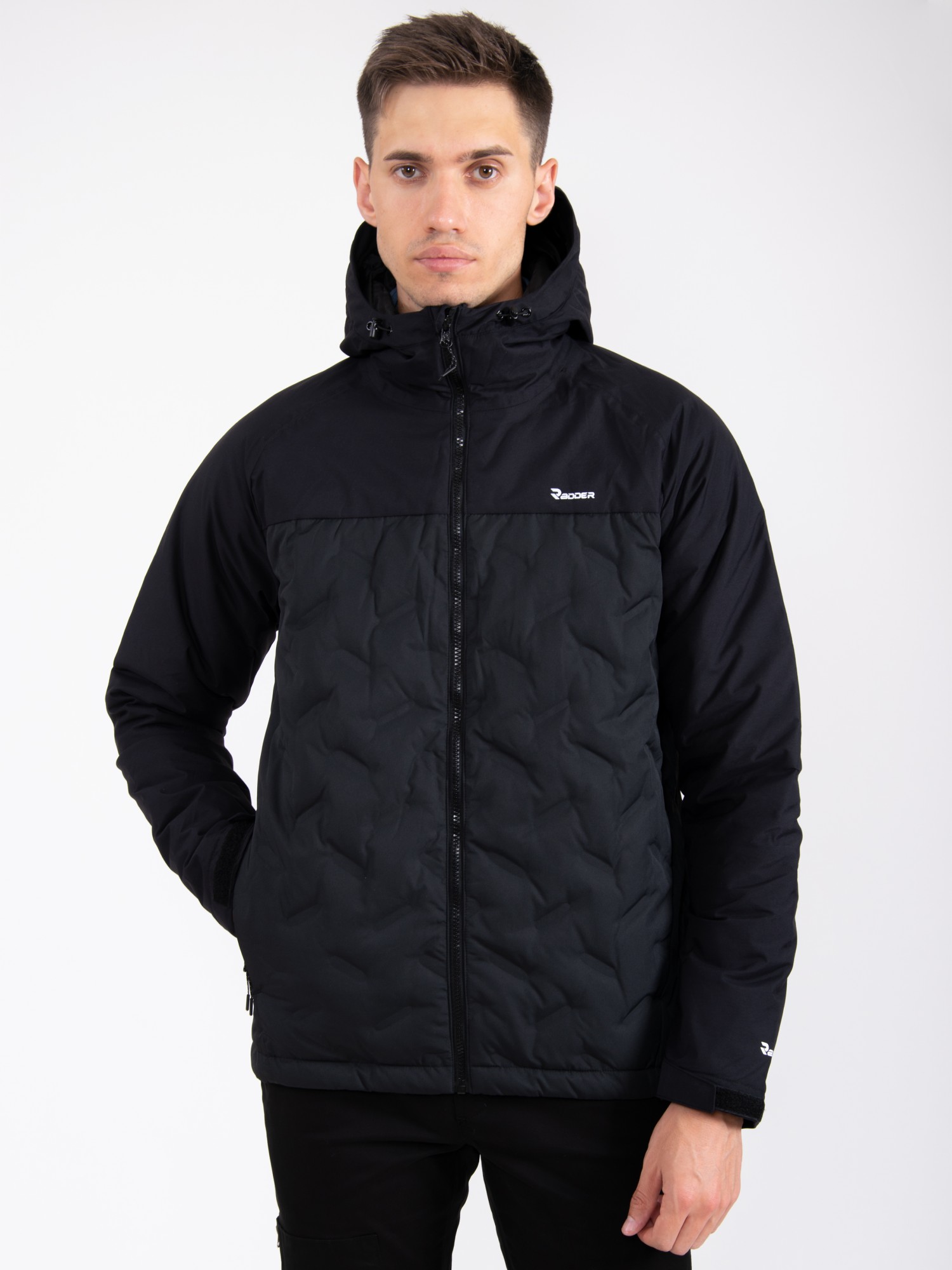 Куртка пуховая мужская Radder Alamos черная 122128-010   изображение 2