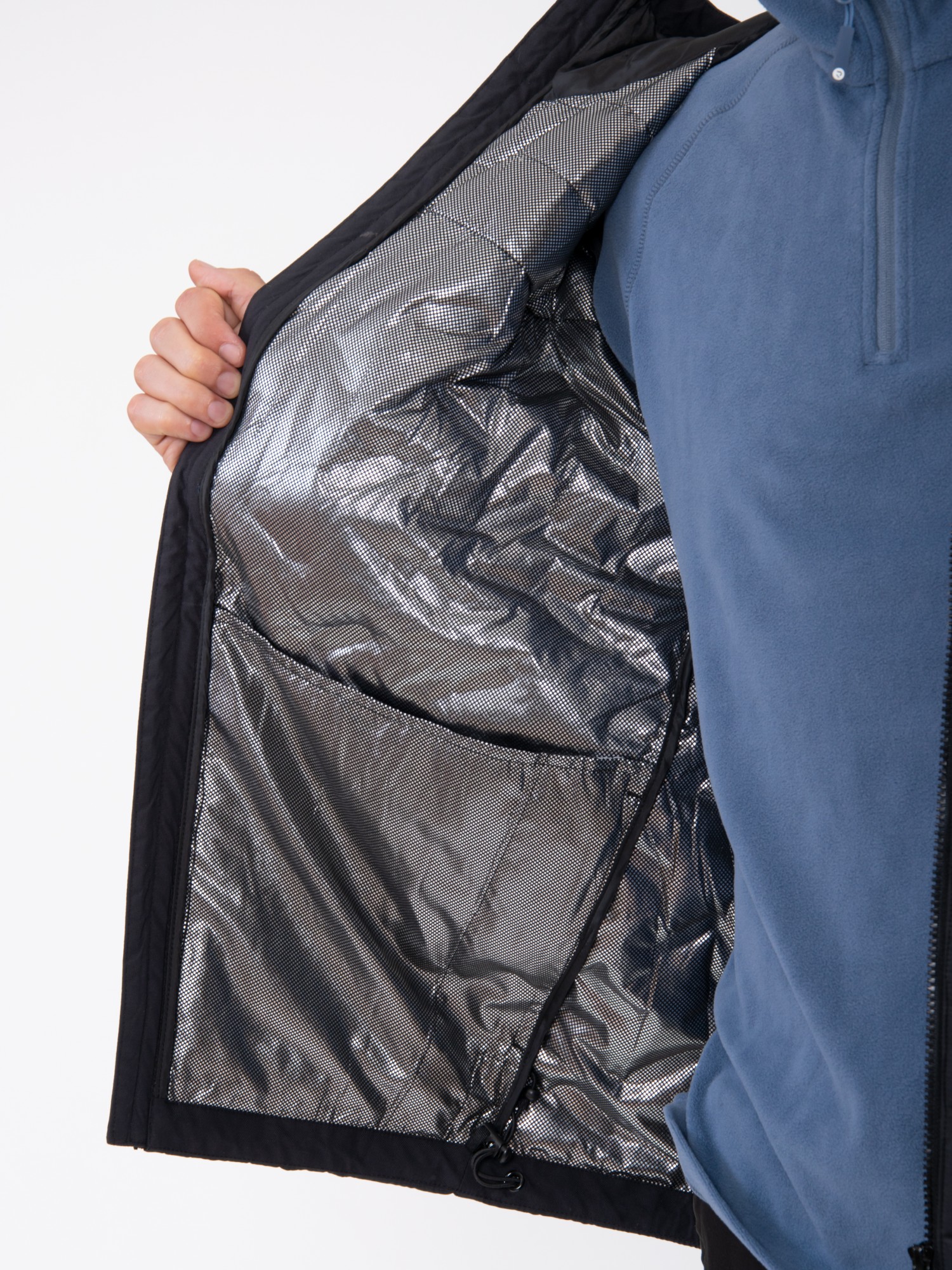 Куртка пуховая мужская Radder Alamos черная 122128-010   изображение 6