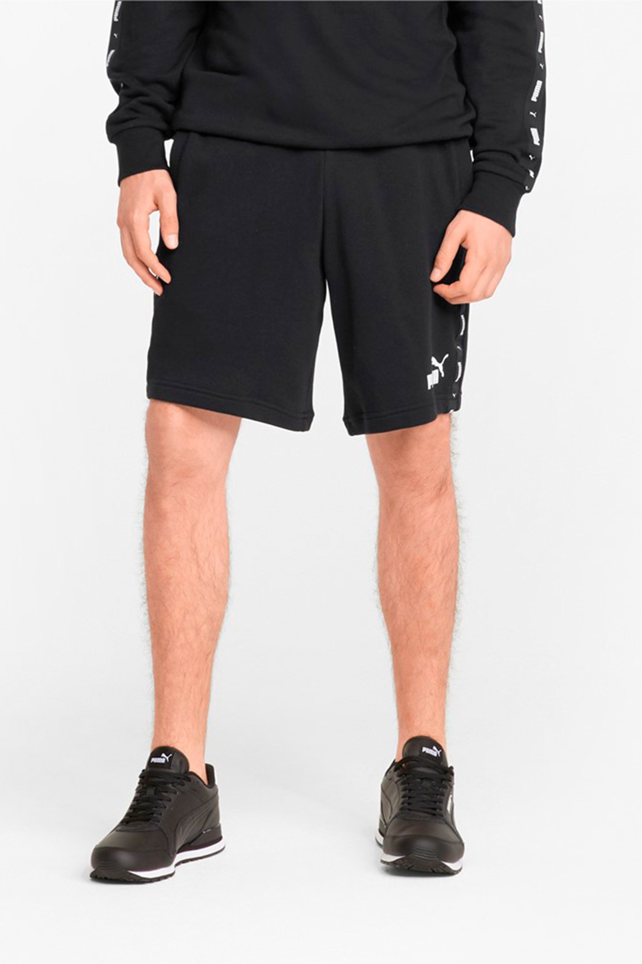 Шорти чоловічі Puma Ess+ Tape Shorts 9 чорні 84738701 изображение 2