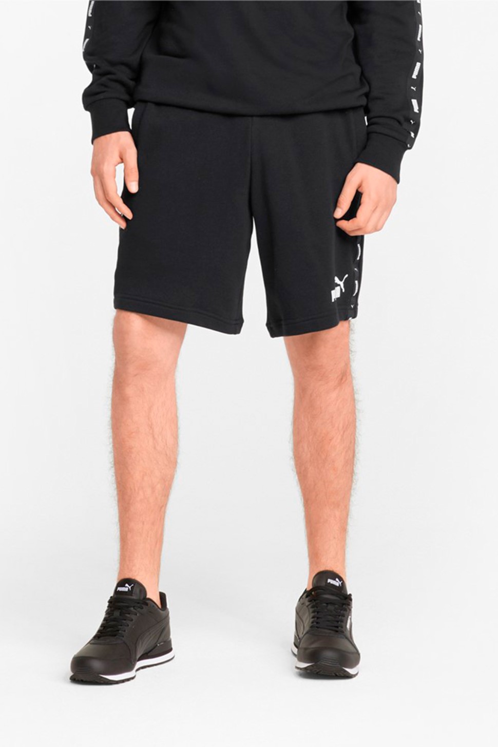 Шорти чоловічі Puma Ess+ Tape Shorts 9 чорні 84738701 — фото 2