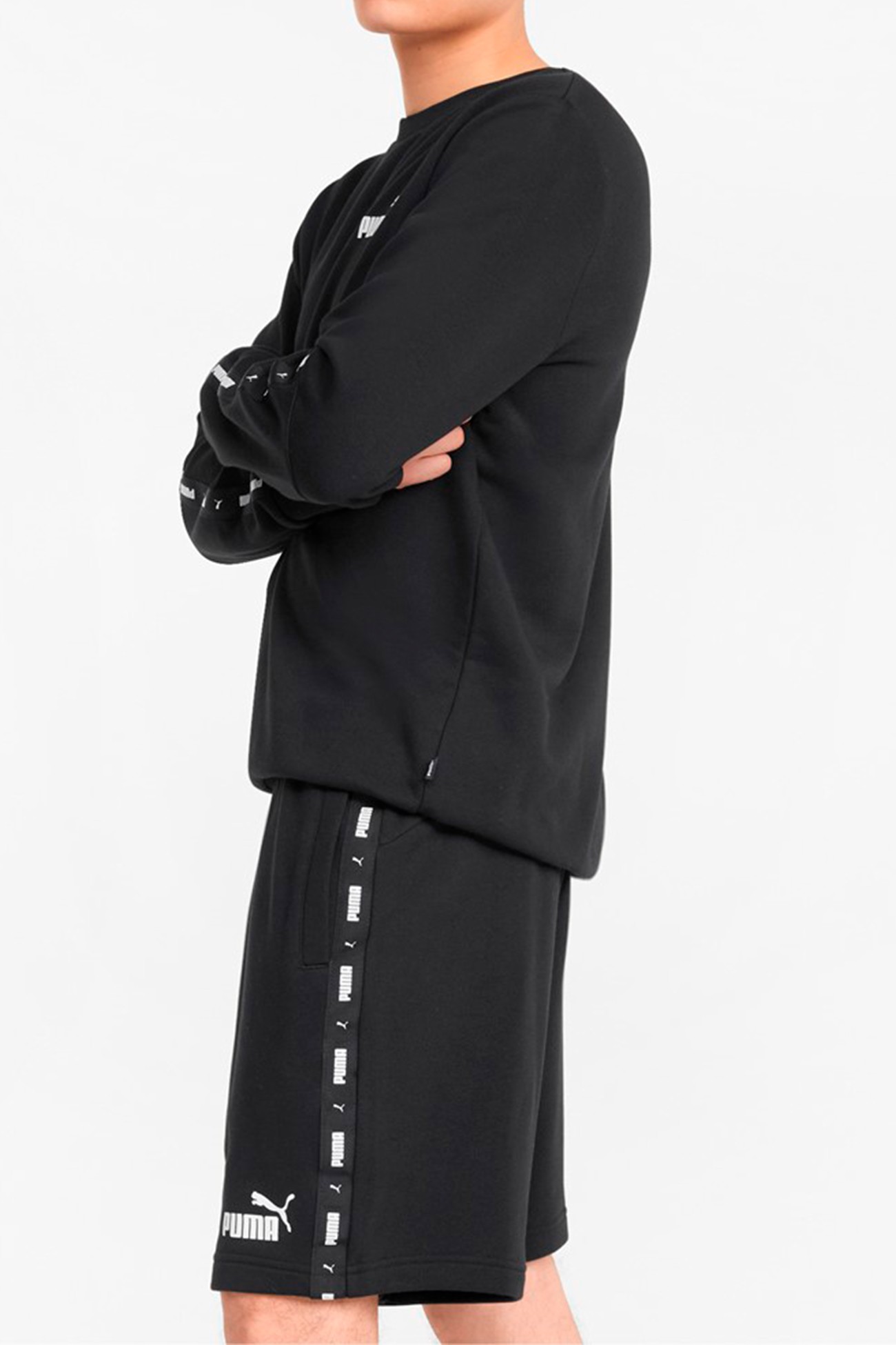 Шорти чоловічі Puma Ess+ Tape Shorts 9 чорні 84738701 изображение 5