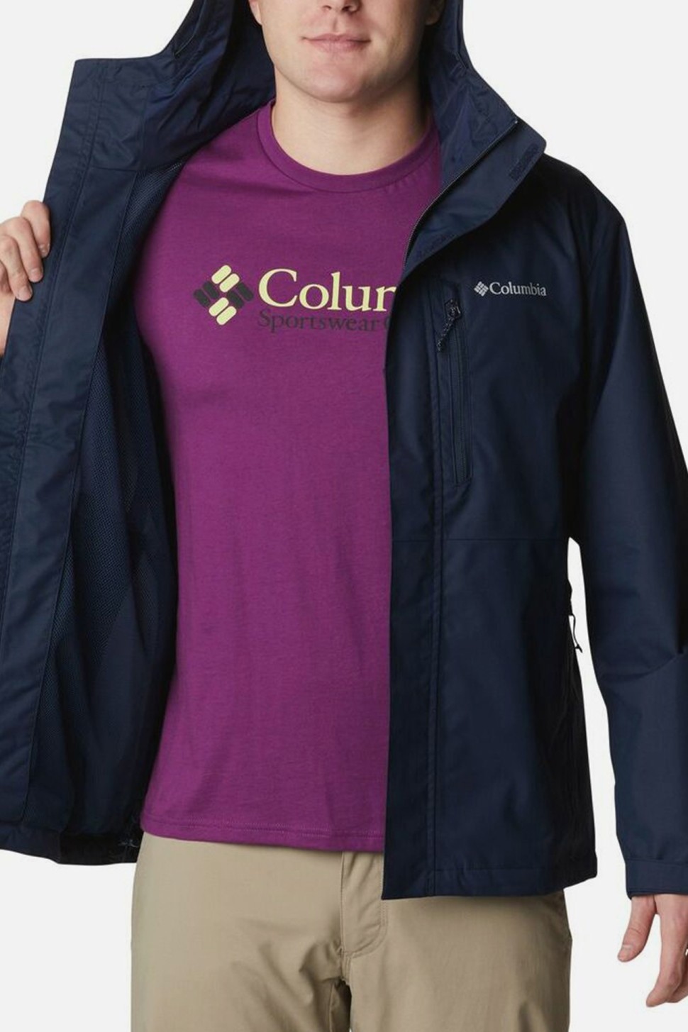 Вітрівка чоловіча Columbia Hikebound™ Jacket синя 1988621-464  — фото 5